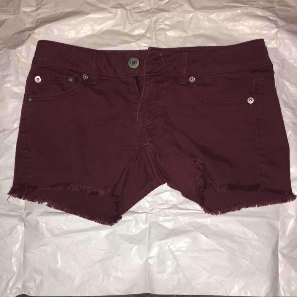 American Eagle Maroon Shorts